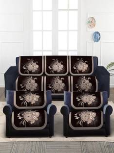 Flipkart SmartBuy Jacquard Floral 3+2 Seater Sofa Cover