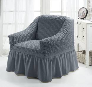 Multitex Polyester Plain 1 Seater Sofa Cover