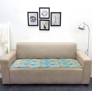 FABANE Velvet Abstract 3 Seater Sofa Cover