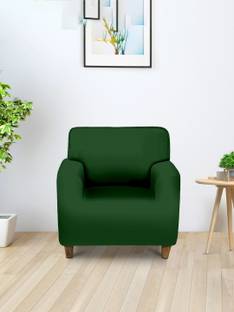 Flipkart SmartBuy Polyester Plain 1 Seater Sofa Cover