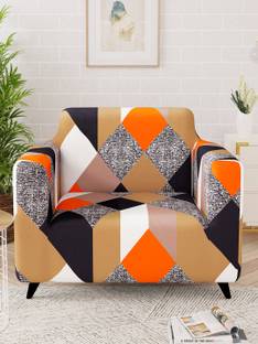 Story@home Polyester 1 Seater Sofa Abstract Cover