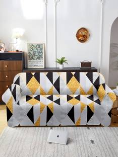 Flipkart SmartBuy Polyester Geometric 3 Seater Sofa Cover