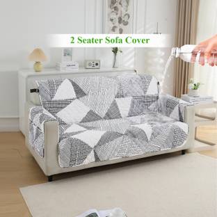 HOKiPO Polyester 2 Seater Sofa Geometric Cover