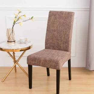 lukzer Polyester Striped 1 Seater Chair Cover