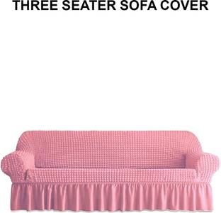 Flipkart SmartBuy Polyester 3 Seater Sofa Plain Cover