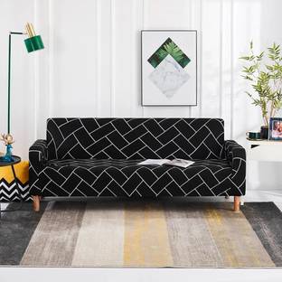 HOTKEI Polycotton Plain 3 Seater Sofa Cover