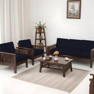 HOTKEI Polycotton Plain 3+1+1 Seater Sofa Cover