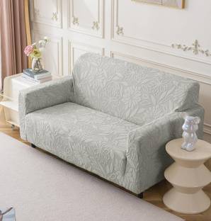 HOUSE OF QUIRK Jacquard Floral 2 Seater Sofa Cover