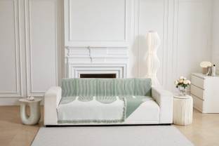 Home Cloud Chenille 2 Seater Sofa Striped Cover