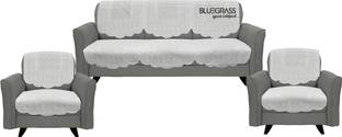 Bluegrass Polyester, Lace Geometric 3+2 Seater Sofa Cover