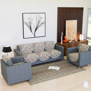 KUBER INDUSTRIES Cotton Floral 10 Seater Sofa Cover