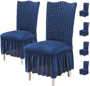 Magic Cover Polyester Checkered 6 Seater Chair Cover