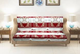 FAIRY HOME Polycotton Floral 3+2 Seater Sofa Cover