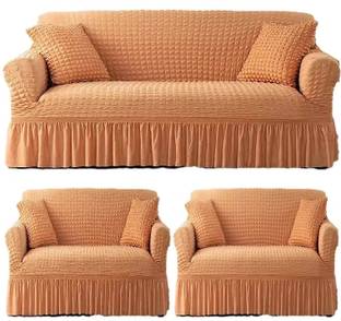 TONY STARK Polycotton Striped 3+1+1 Seater Sofa Cover
