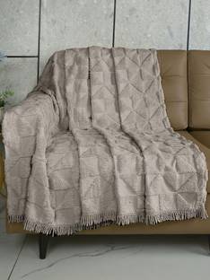 Saral Home Cotton 3 Seater Sofa Abstract Cover