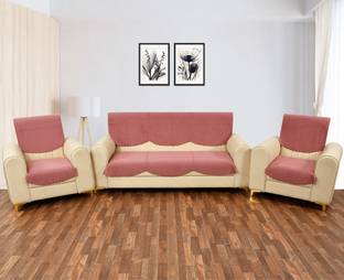DFH Velvet Plain 3+2 Seater Sofa Cover