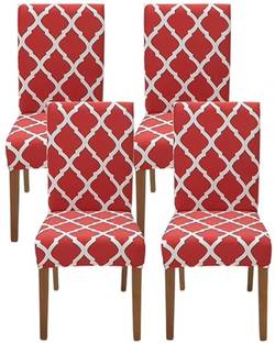 QUIRKYHUB Polycotton Geometric 1 Seater Chair Cover
