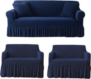 TONY STARK Polycotton Striped 3+1+1 Seater Sofa Cover