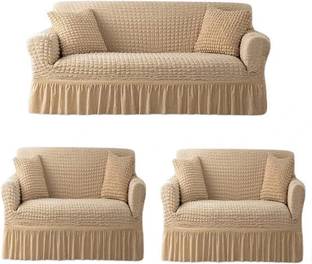 TONY STARK Polycotton Striped 3+1+1 Seater Sofa Cover