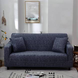 lukzer Polyester Striped 3 Seater Sofa Cover
