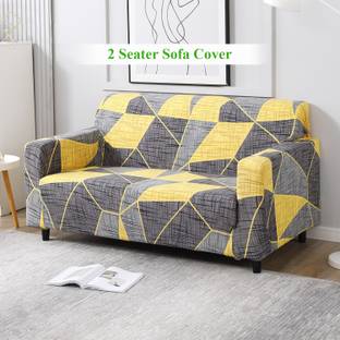 HOKiPO Polyester 2 Seater Sofa Abstract Cover