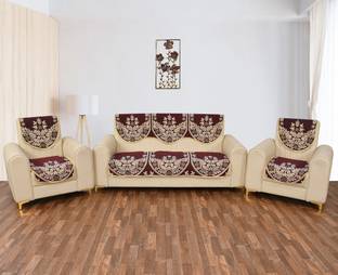 HARI SANKAR TRADING COMPANY Cotton 10 Seater Sofa Floral Cover