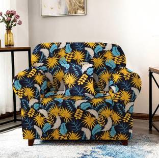 lukzer Polyester 1 Seater Sofa Floral Cover