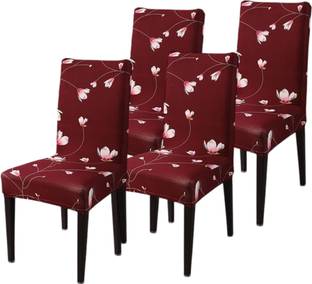 shringoori creations Polycotton Geometric 1 Seater Chair Cover