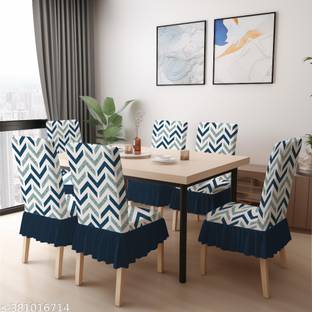DECORIAN Polycotton Abstract 6 Seater Chair Cover