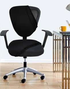 LAZI Polycotton Plain 1 Seater Chair Cover