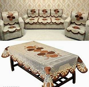 Mebels Joy Cotton Floral 3+2 Seater Sofa Cover
