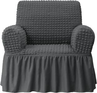 Cortina Polyester Plain 2 Seater Sofa Cover