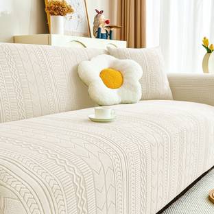 lukzer Jacquard Geometric 2 Seater Sofa Cover