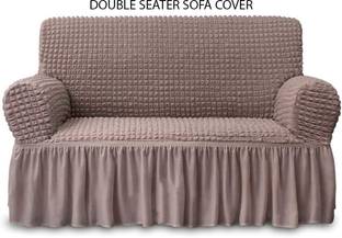 Magic Cover Polyester 1 Seater Sofa Checkered Cover
