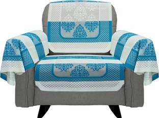 Bluegrass Polycotton, Lace Damask 3+1+1 Seater Sofa Cover