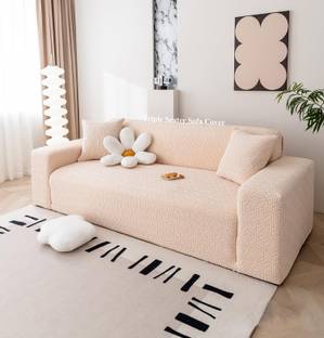 Magic Cover Jacquard 3 Seater Sofa Checkered Cover