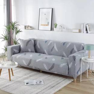 TONY STARK Polyester Floral 4 Seater Sofa Cover