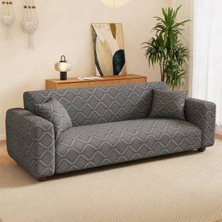 lukzer Jacquard 3+1+1 Seater Sofa Abstract Cover