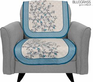 Bluegrass Polycotton, Lace Floral 3+2 Seater Sofa Cover