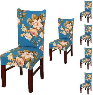 Shopy Unlimited Polyester 1 Seater Chair Floral Cover