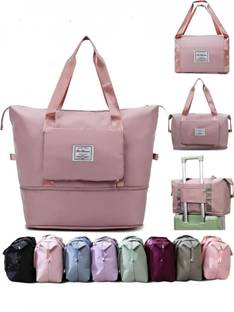 Woomzy Large Capacity Folding Bag, Travel Lightweight Waterproof Carry Luggage Bag Small Travel Bag  - Larg