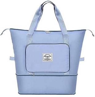 PINZOR Large Capacity Folding Travel Duffel Bag Waterproof Luggage Hand Bag Small Travel Bag