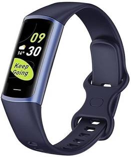 Cubonic C68 Smart Bracelet with 1.1 Inch AMOLED Screen Calories Call Reminder -Blue