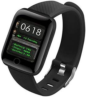 Rhobos Bluetooth D116 SmartWatch with Heart Rate & Blood Pressure Monitor, Sl