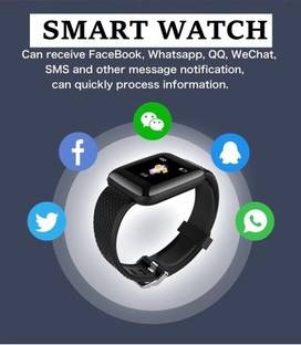 Ykarn Trades VI111_ID116 Advance Heart Rate Track, Step Count Smart Watch Black(Pack of 1)