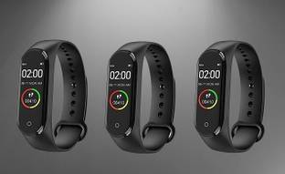 Famekart M4 Smart Band For Track Heart Rate, Step Track With OLED Diplay Pack of 3
