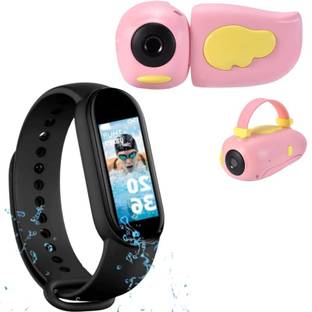 DRUMSTONE Sporty Look Smatband with Kids Video Camera