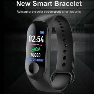SACRO CFJ147S_M3 SMART FITNESS BAND WITH HEART RATE SENSOR SLEEP MONITOR FUMCTION