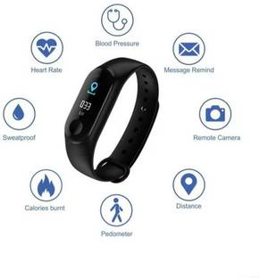 SYARA CAN_219M_M3 Smart band compatiable with all Smartphones