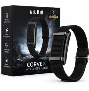 Ailkin Corvex Smart Fitness Band with 45 Days Battery Life Tracker Pro Remote Camera